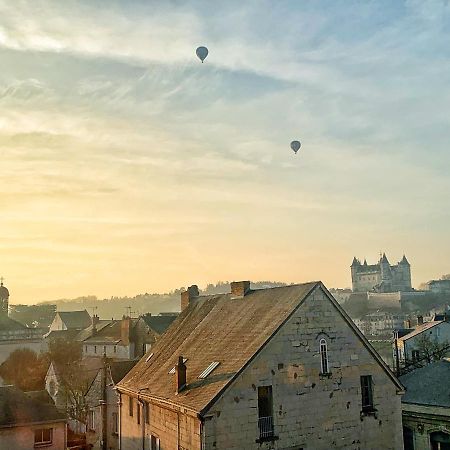 La Terrasse Saumuroise - Vue Chateau & Loire Zewnętrze zdjęcie