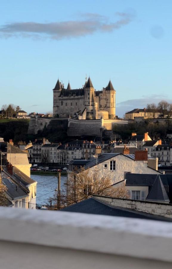 La Terrasse Saumuroise - Vue Chateau & Loire Zewnętrze zdjęcie